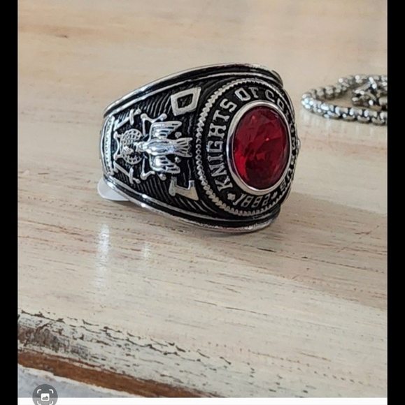 Beautiful New Knights of Columbus Ring Choose Size and Color - Picture 5 of 6